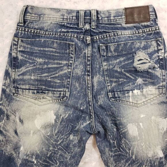 GS 115 size 18 boys distressed acid wash jeans - Picture 4 of 10